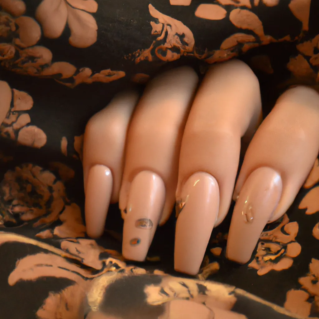 Jakie paznokcie do beżowej sukienki