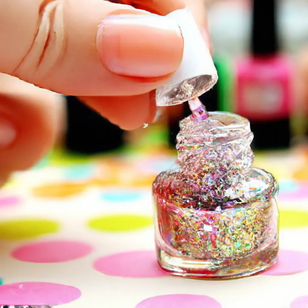 Jak nałożyć pyłek na paznokcie?