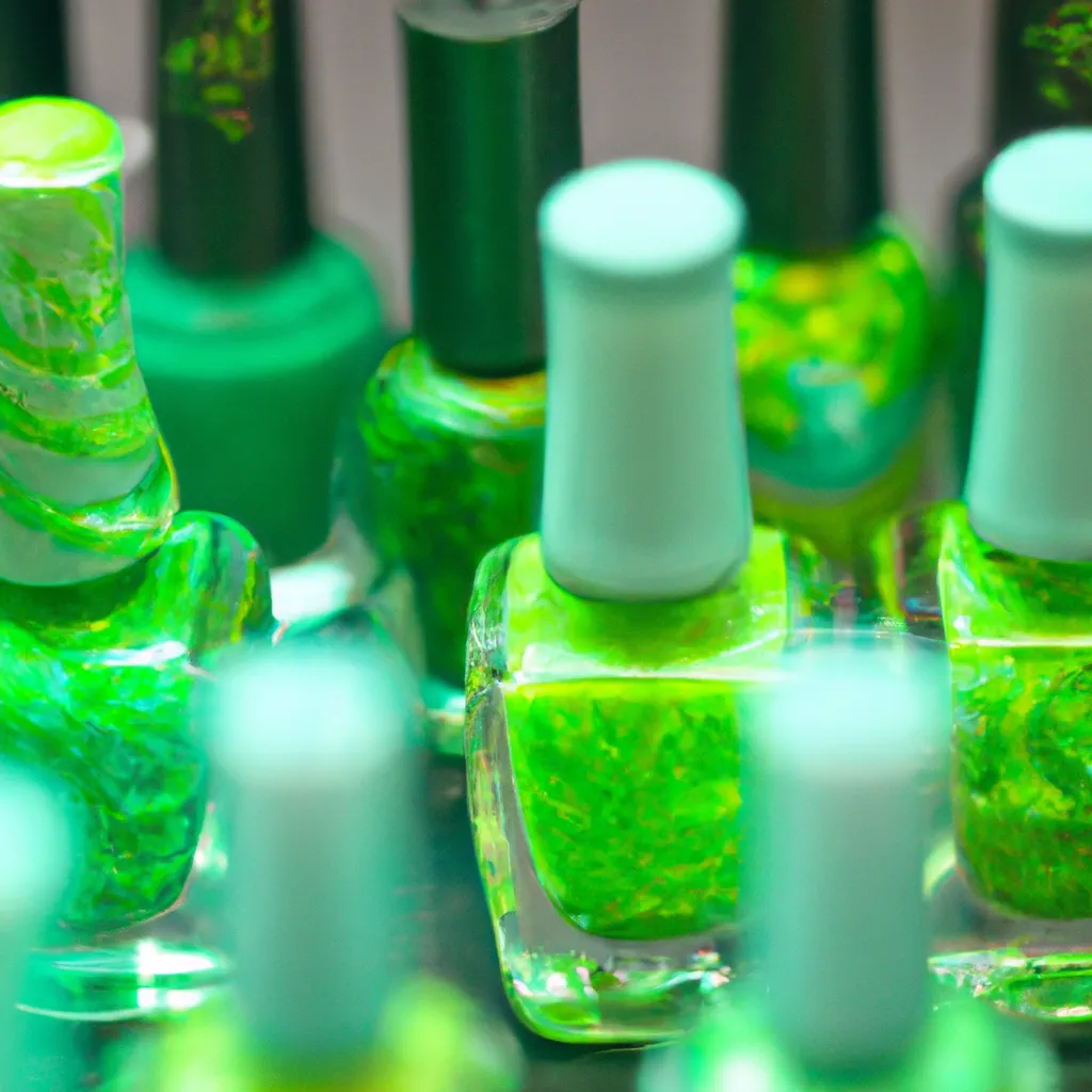 Jakie paznokcie do butelkowej zieleni?