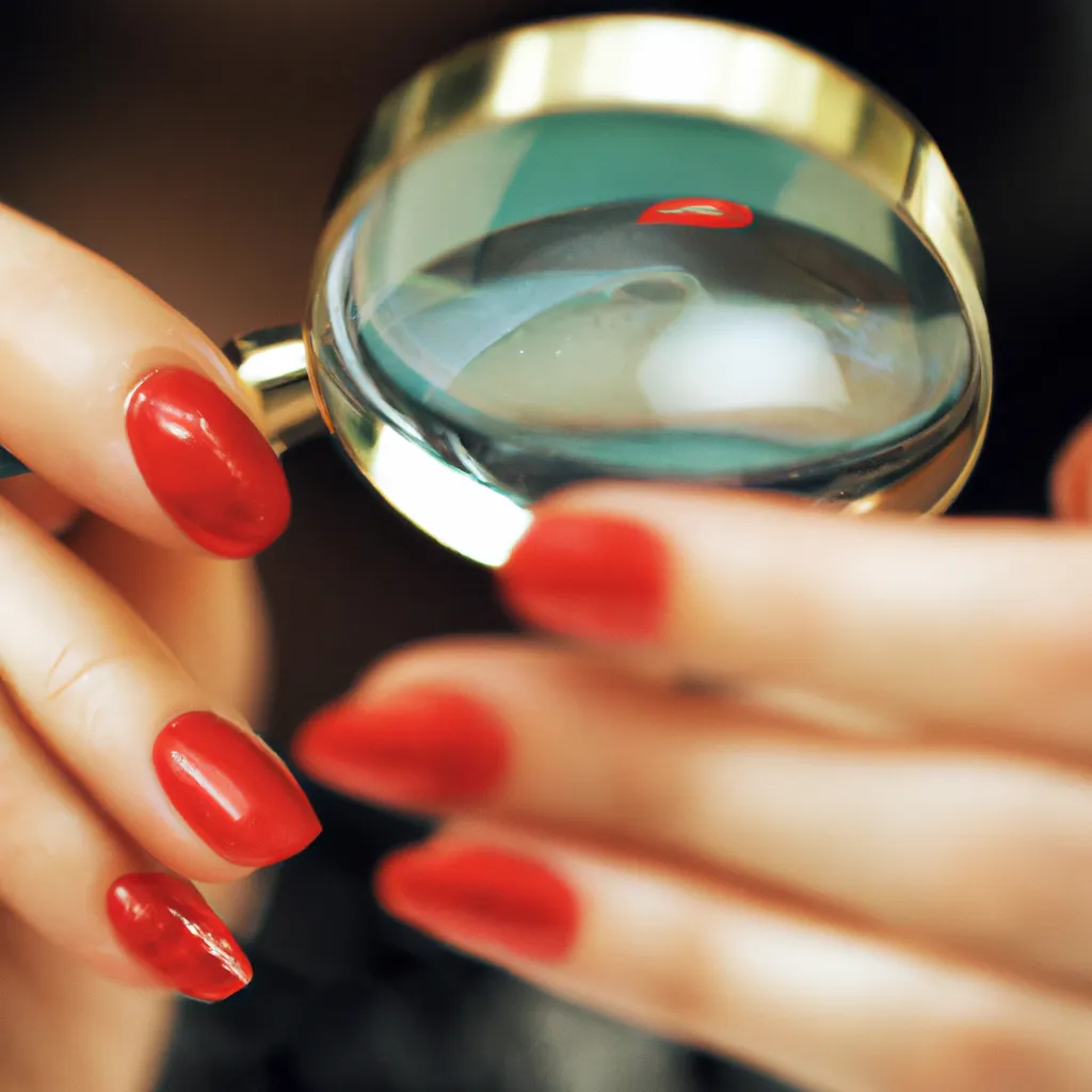 Co oznaczają czerwone paznokcie?