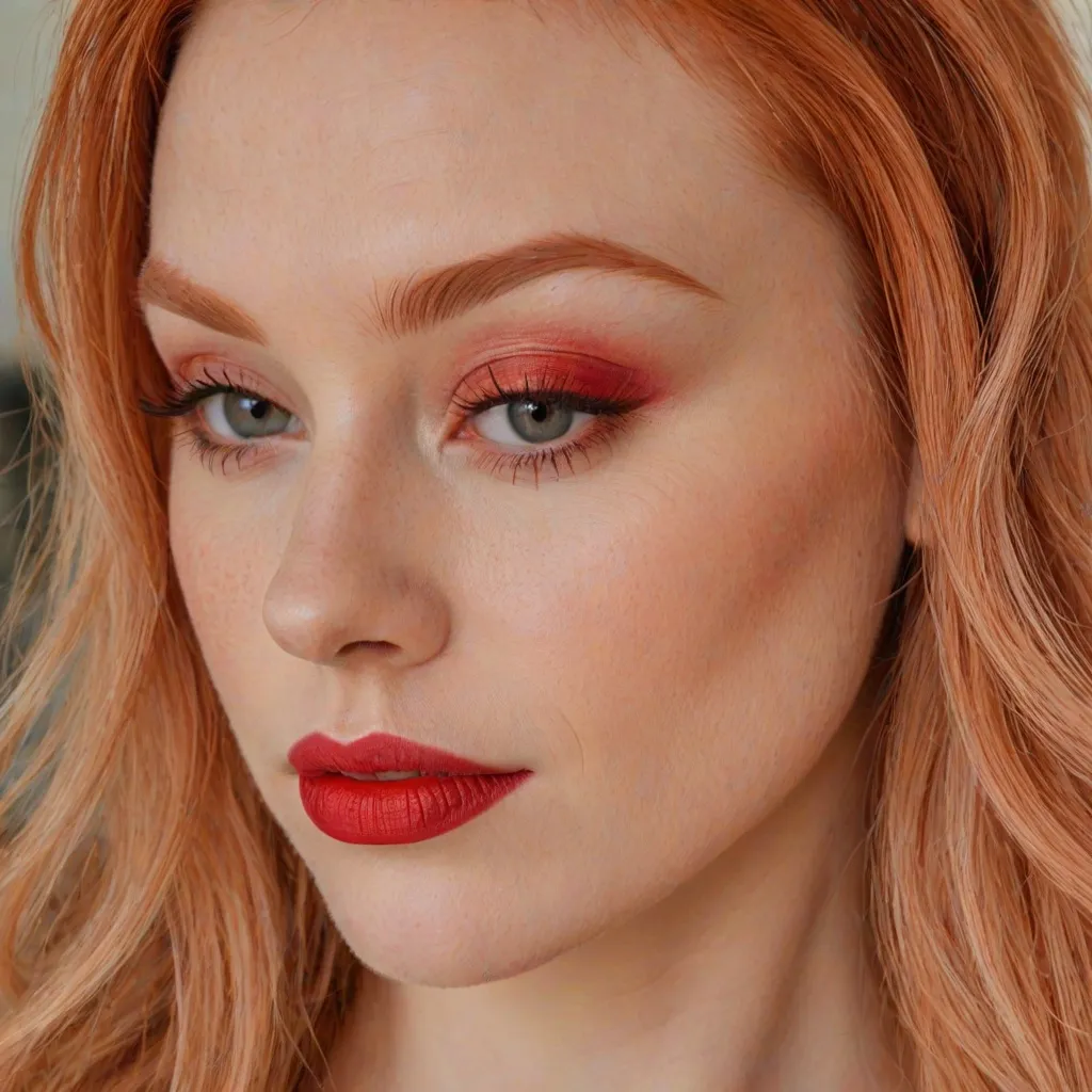 Jaka szminka do rudych włosów