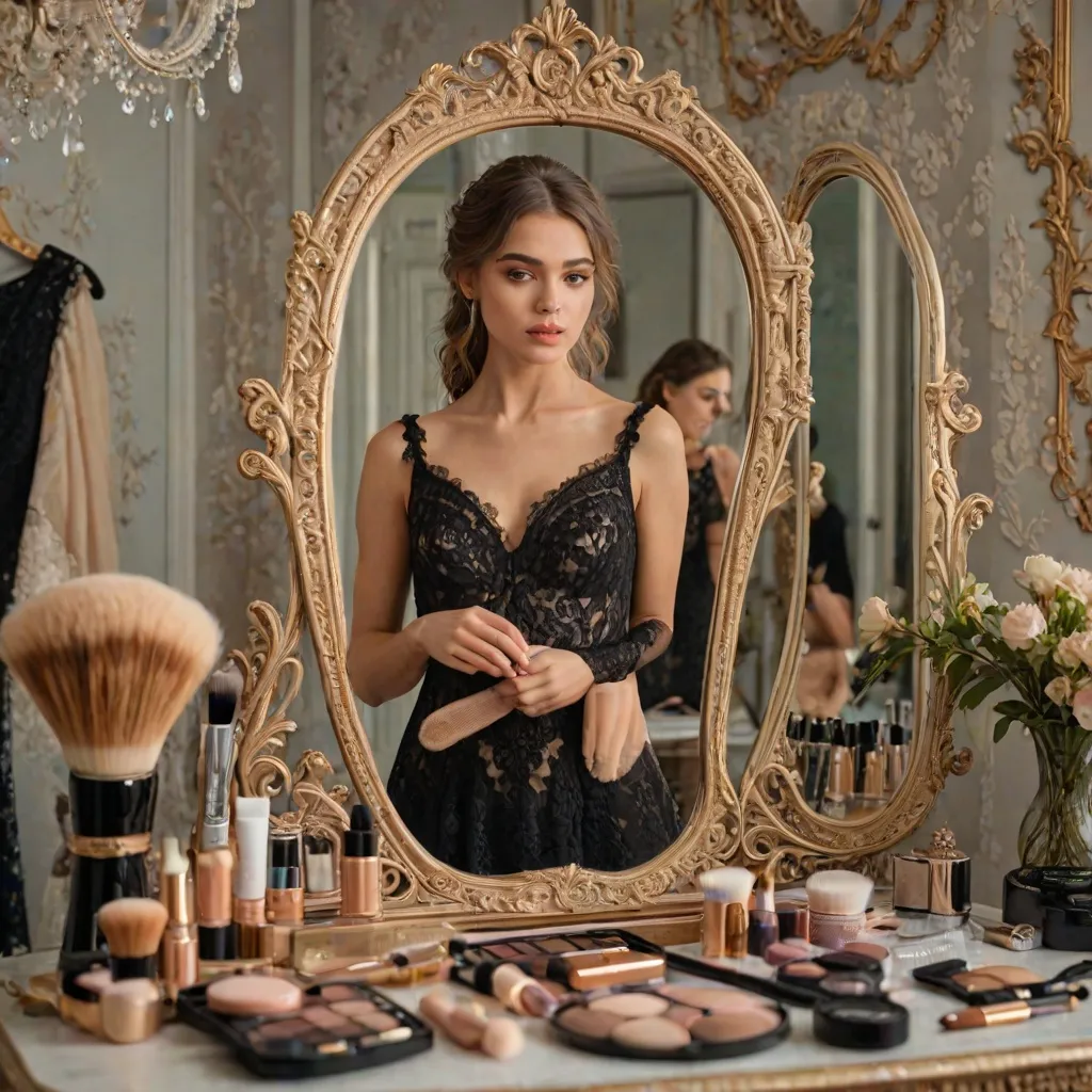 Jaki makijaż do czarnej sukienki?