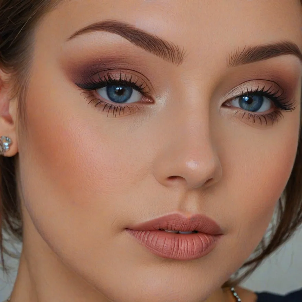 Jaki makijaż do granatowej sukienki?